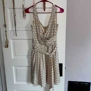 Express polka dot dress